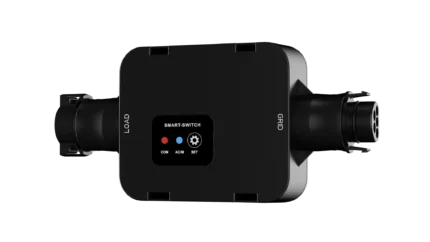 Deye SUN-SMART-SWITCH01P3, išmanus elektros jungiklis (LoRa, 25A, 1/3 fazių)