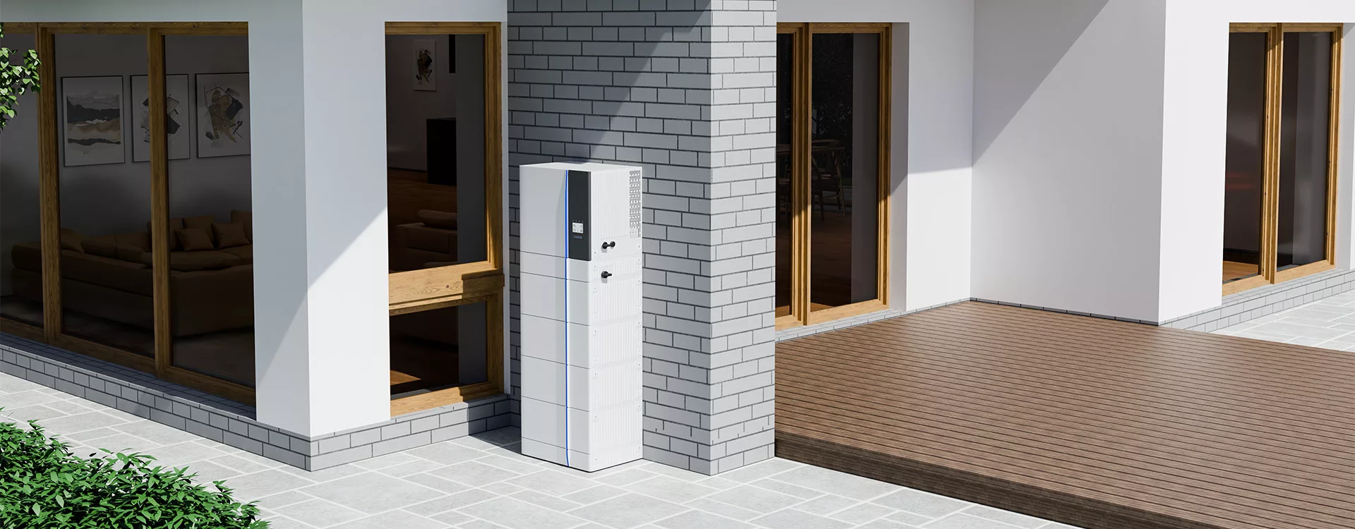 Deye GB-SL energijos kaupimo sistema prie namo