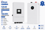 Deye LV 12kW + 16kWh energijos kaupimo sistema
