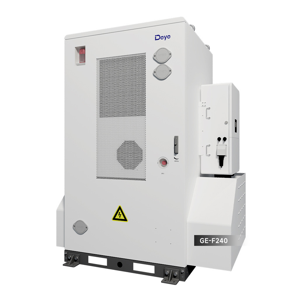 Deye GE-F240-BC-A3 – 240 kWh lauko baterijų kaupimo spinta Deye GE-F240-BC-A3 – 240 kWh lauko baterijų kaupimo spinta