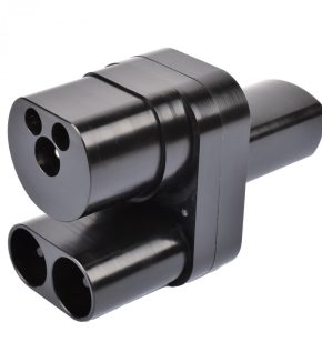 CCS2 adapteris JAV Tesla elektromobiliams